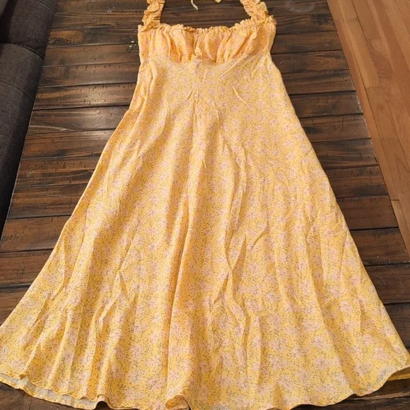 Rixo Tammy Silk Midi Dress - Picture 9 of 12